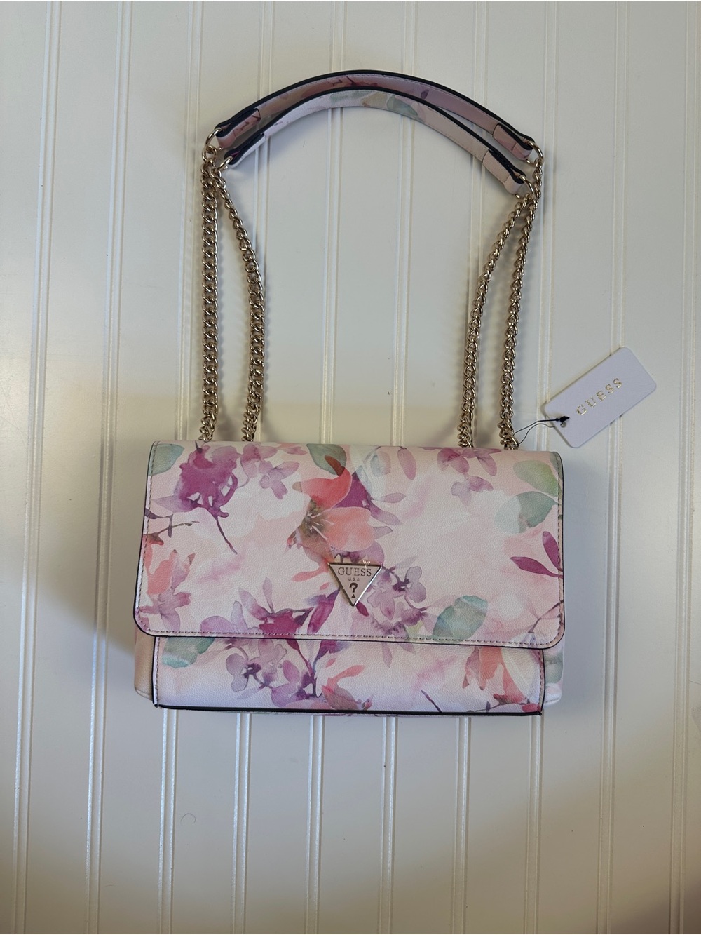 NWT GUESS Clai Convertible Crossbody Flap handbag